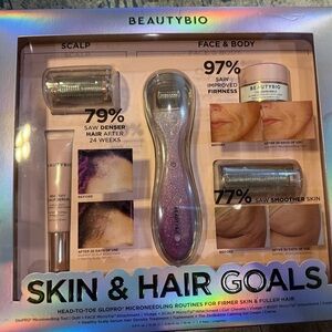 BEAUTYBIO Skin & Hair Goals Microneedling Set - Iridescent Purple